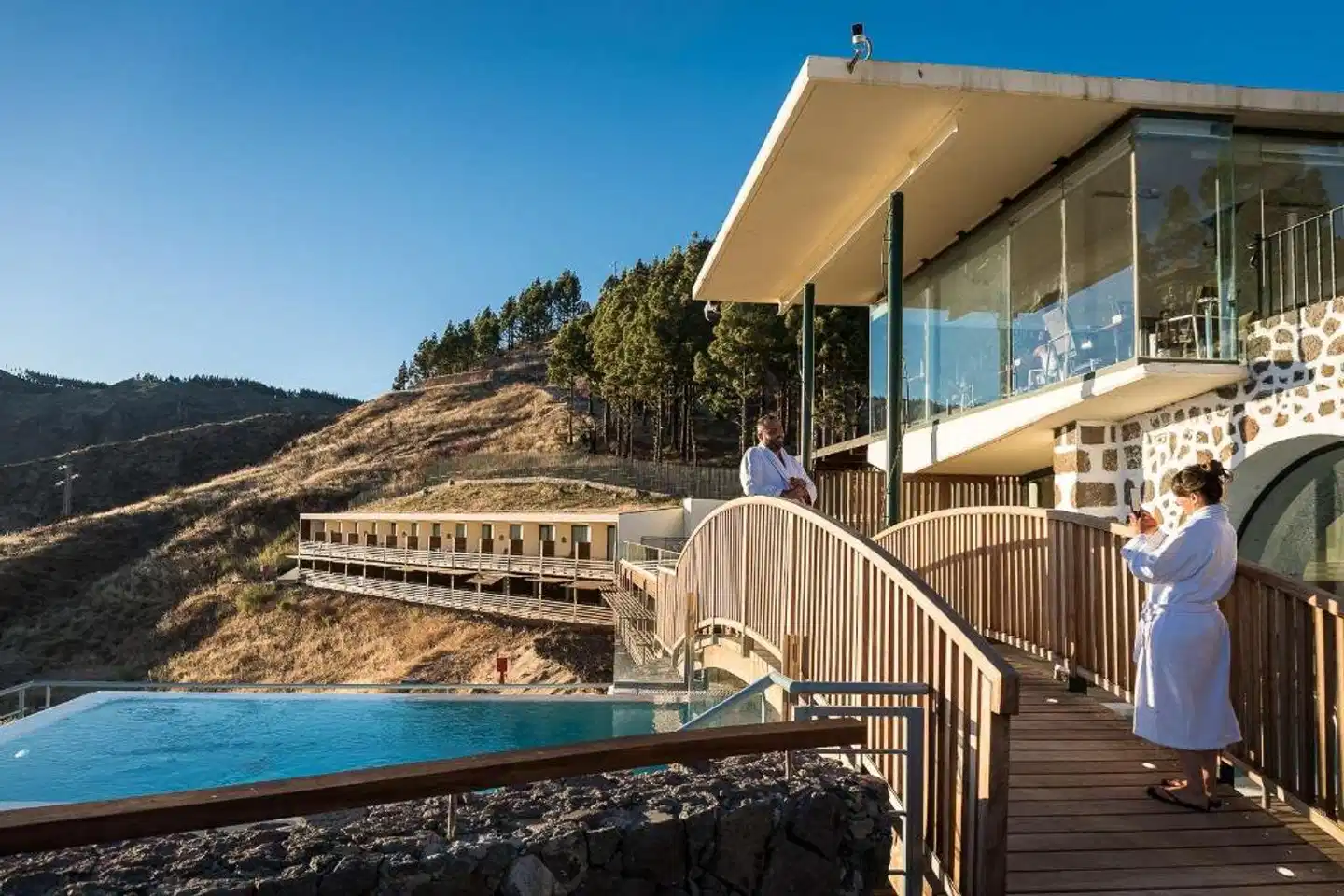 Parador de Cruz de Tejeda Terrasse