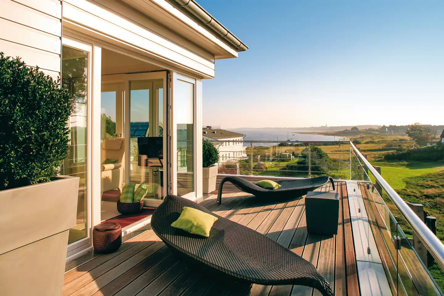 Hotel Fährhaus Sylt Terrasse