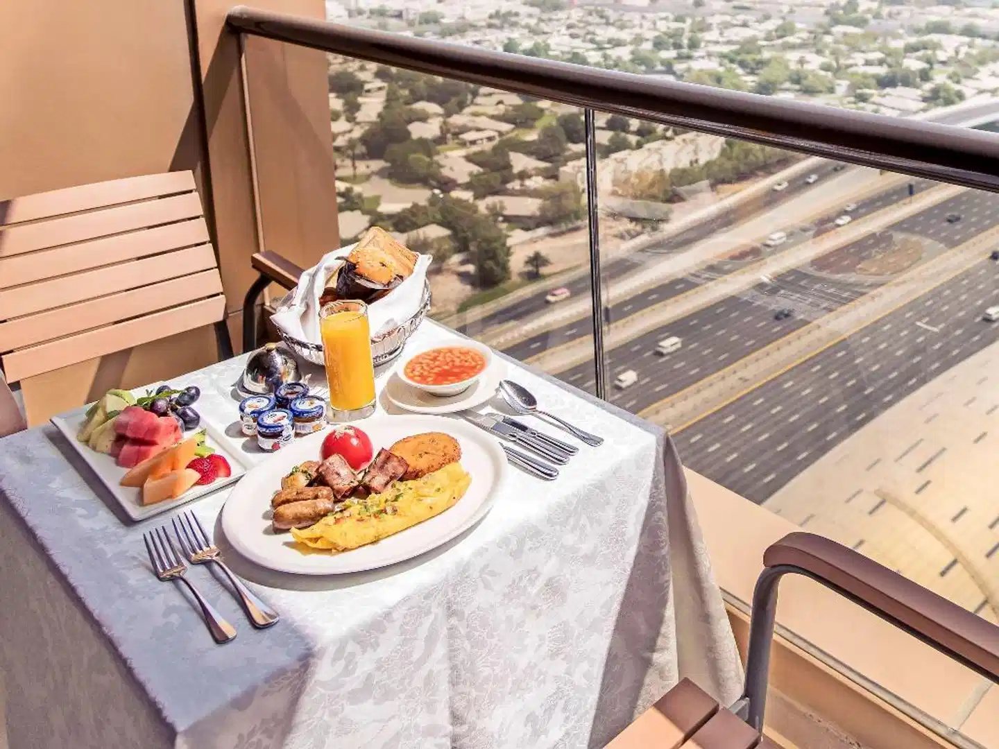 Mercure Dubai Barsha Heights Hotel Apartments Terrasse