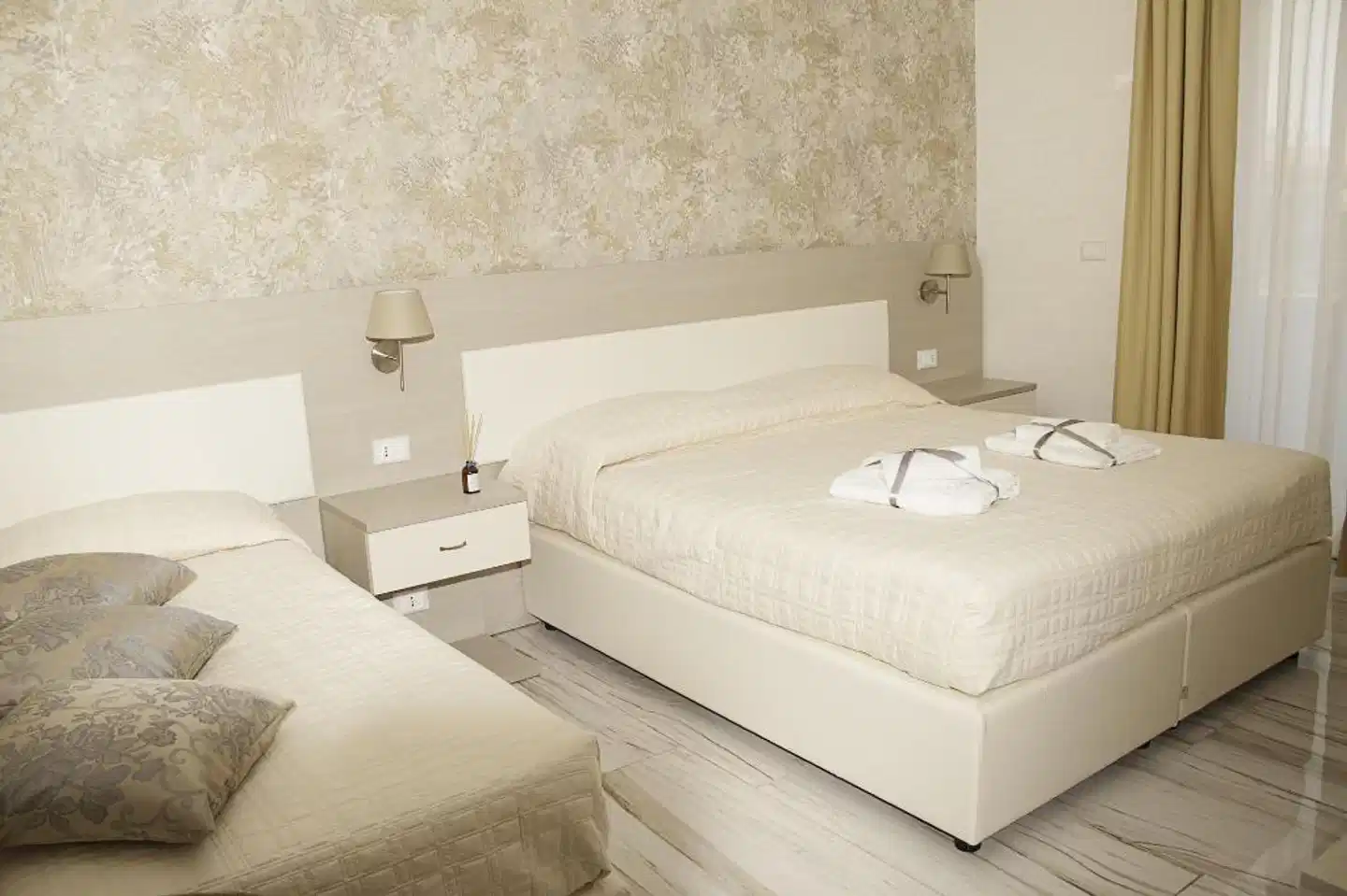 Rome Airport Inn Badezimmer