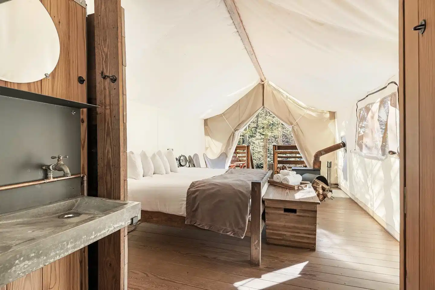 Under Canvas Great Smoky Mountains Wohnbeispiel