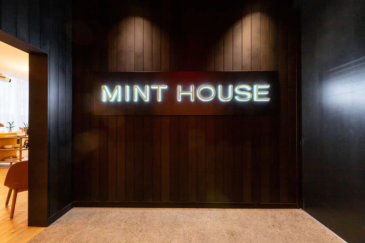 Mint House at 70 Pine Lobby