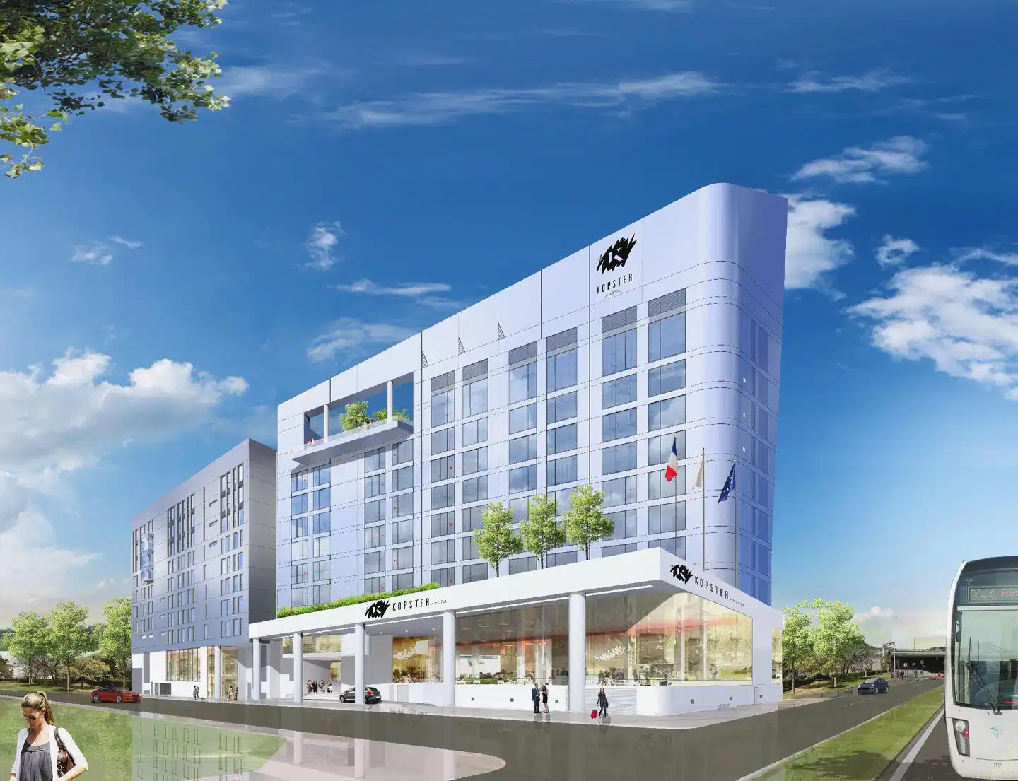 KOPSTER Hotel Residence Paris Colombes Aussenansicht