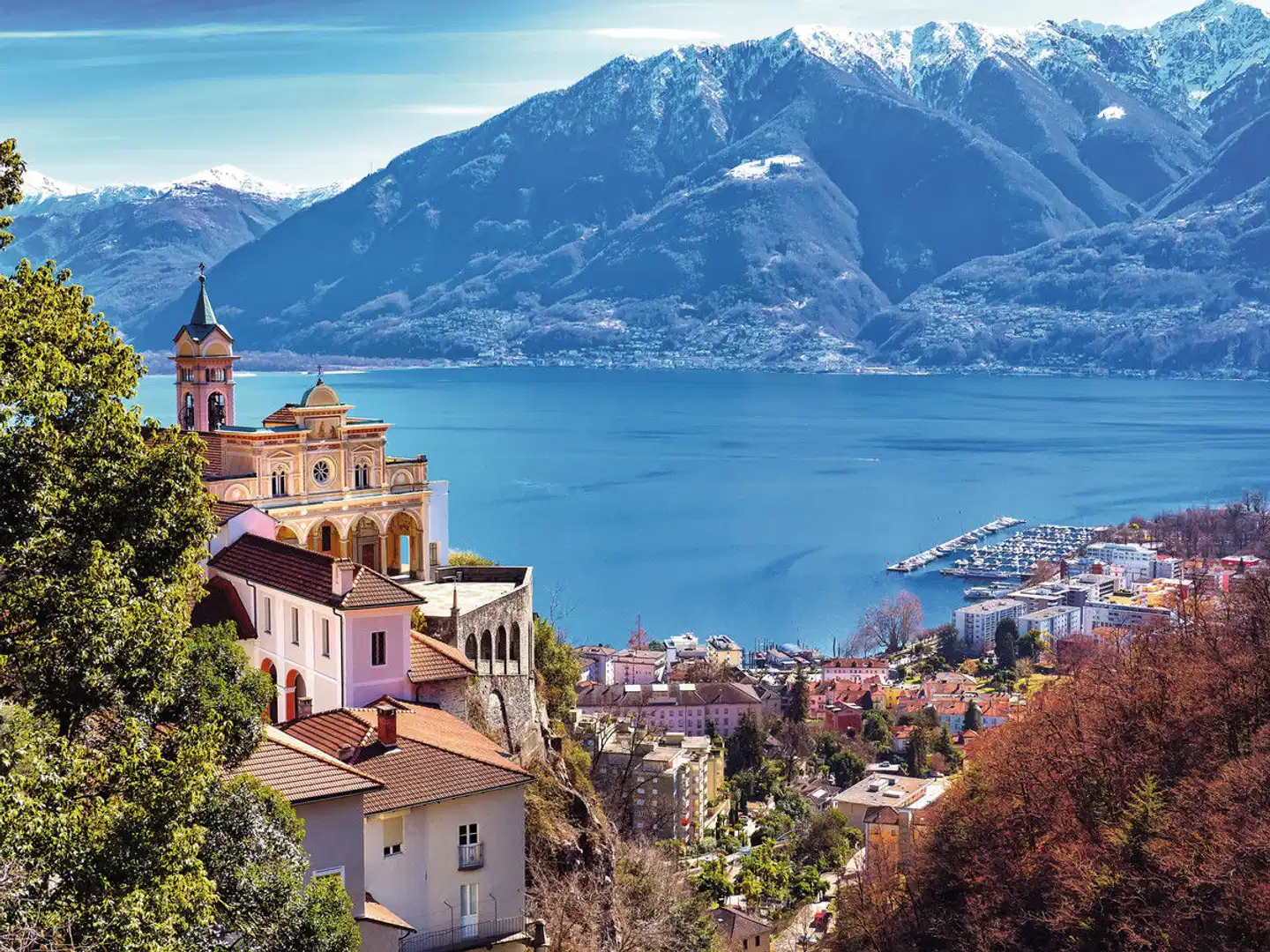 Zugspecial Rheingold - Lago Maggiore (Hotel Milan et Speranza) Landschaft