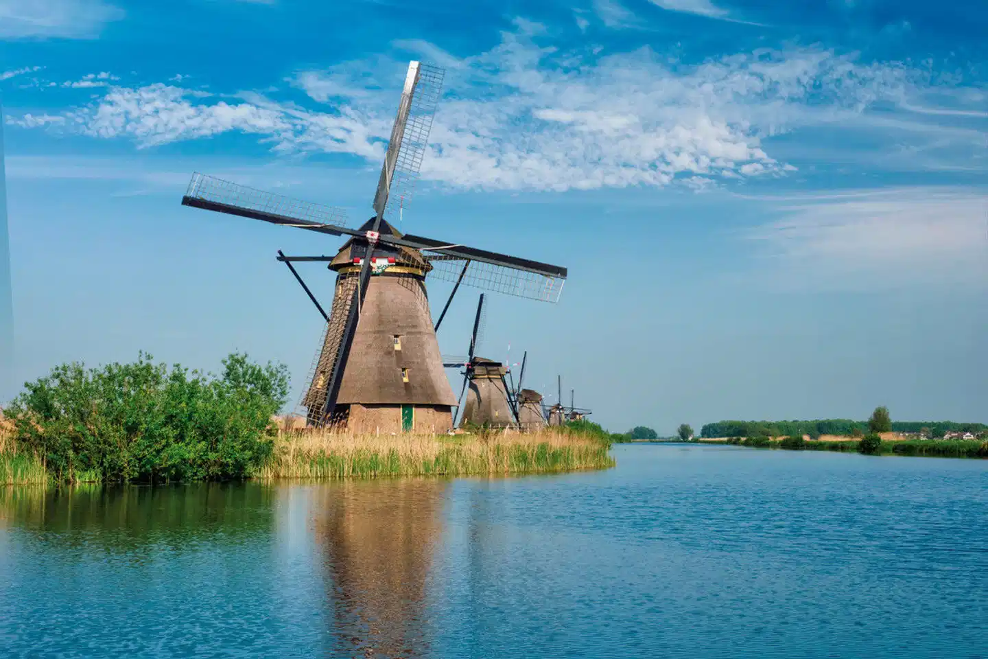 De Holland - Amsterdam - Brügge Landschaft