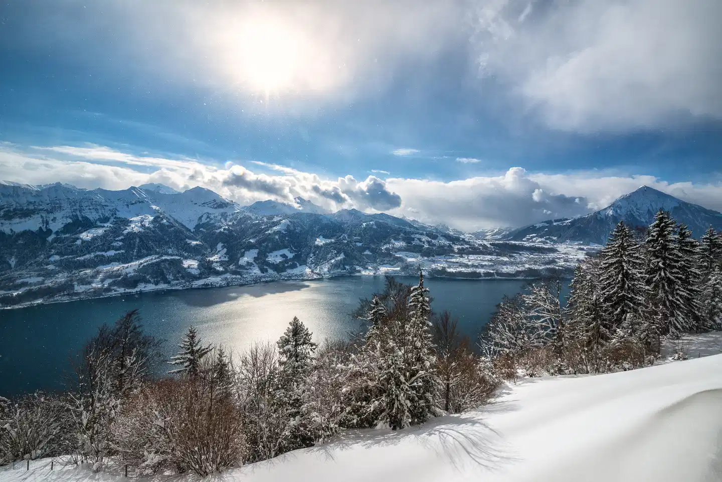 Dorint Beatenberg Blüemlisalp Landschaft