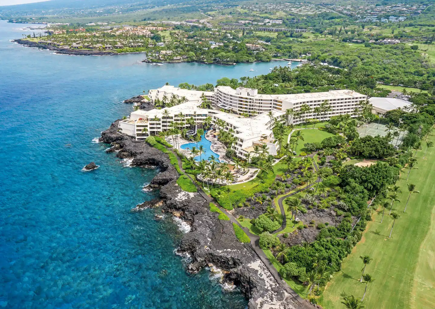 Outrigger Kona Resort and Spa Landschaft