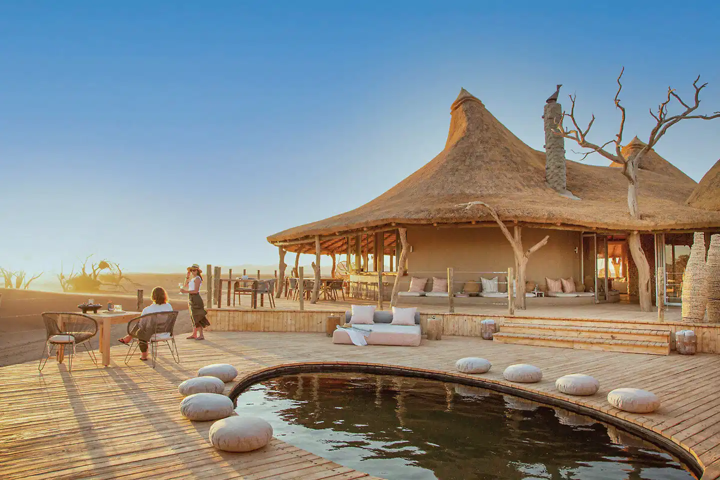 Wilderness Little Kulala Terrasse