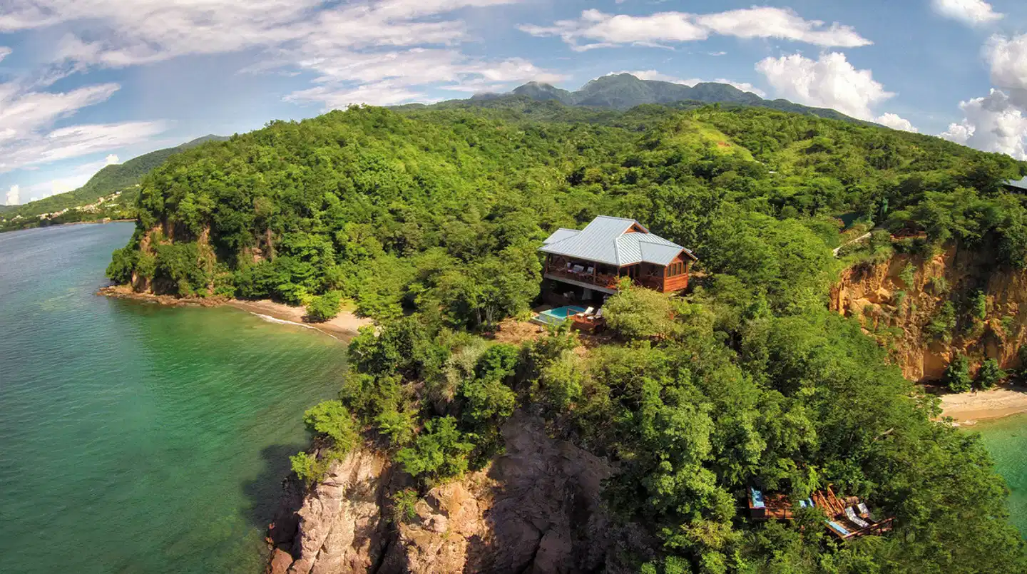 Secret Bay Dominica Garten