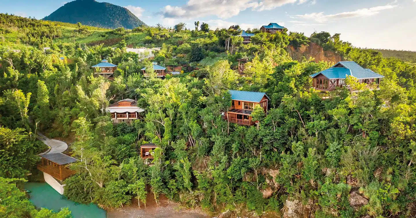 Secret Bay Dominica Landschaft