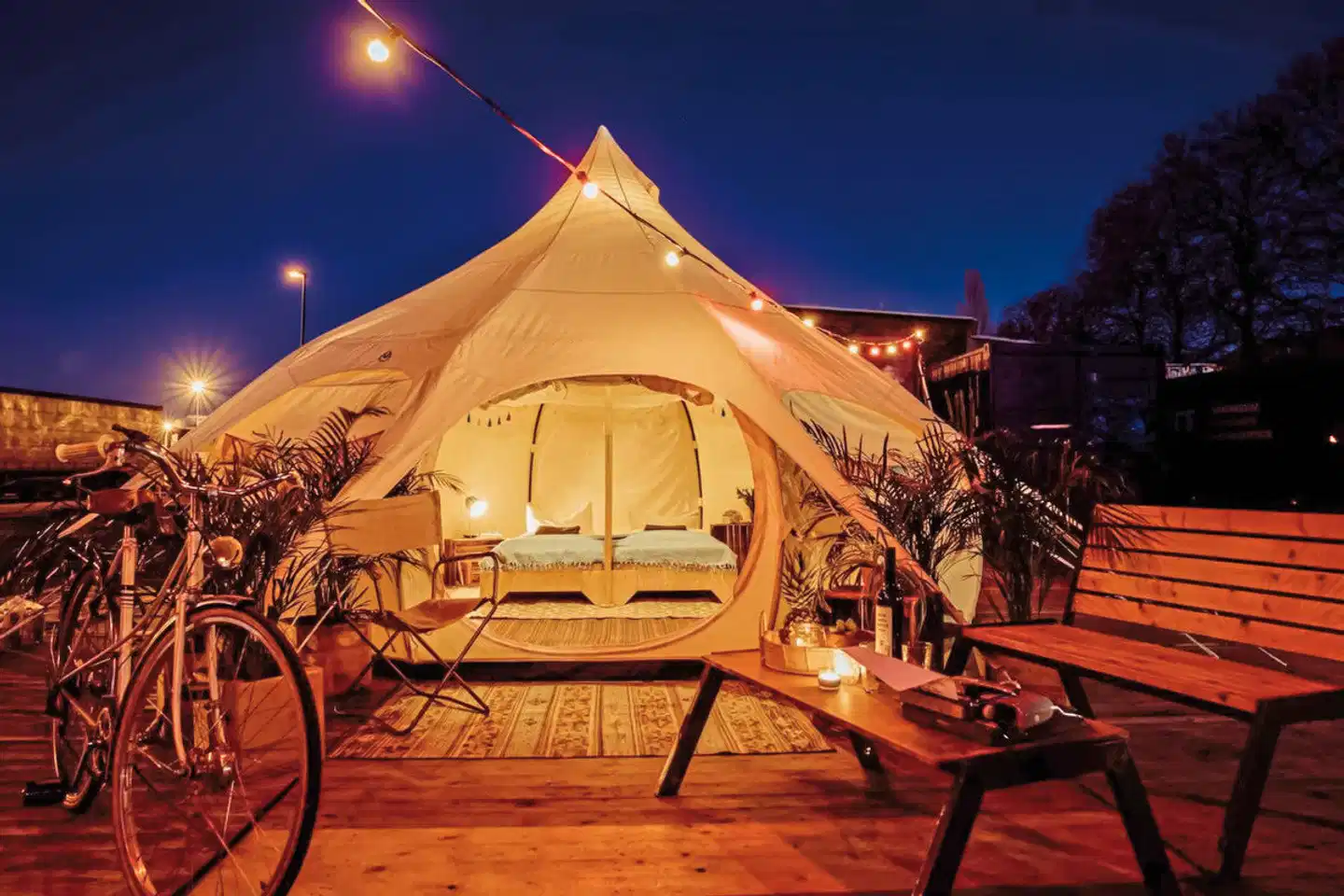 raus und gut: casel Terrasse