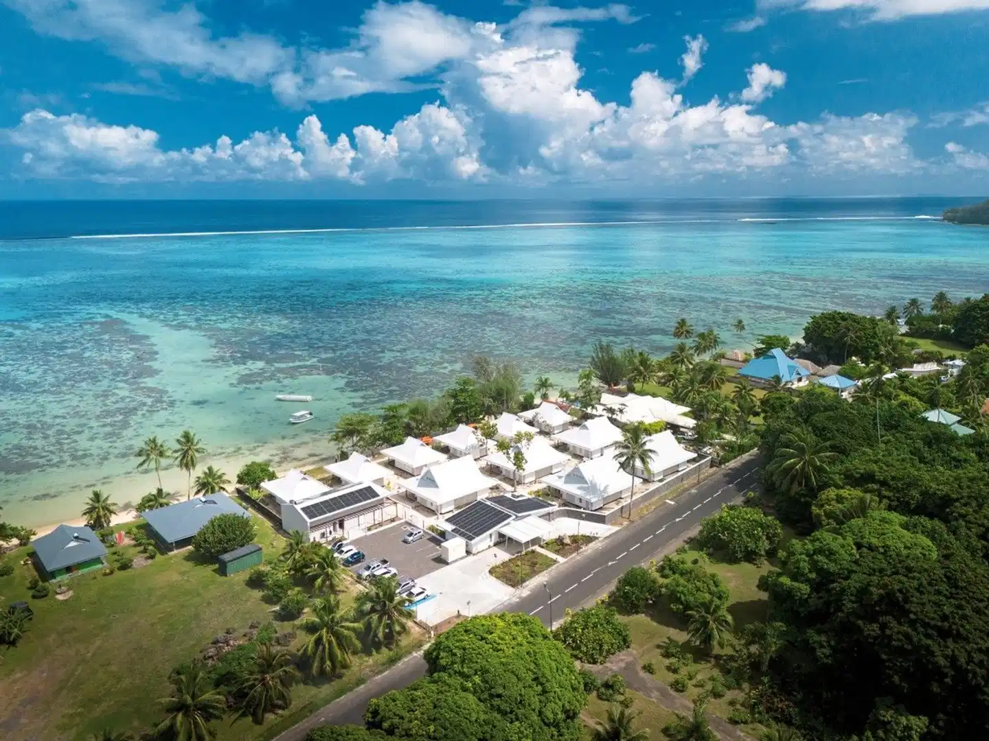 The Niu Beach Hotel Moorea Aussenansicht