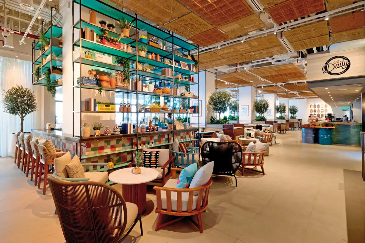 Rove Al Marjan Island Lobby