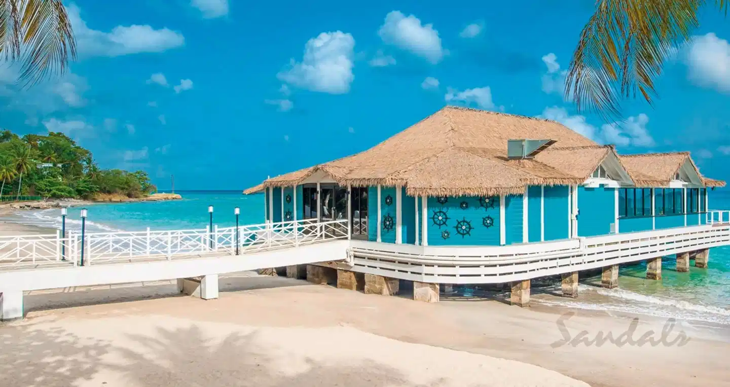 Sandals Halcyon Beach St. Lucia Terrasse