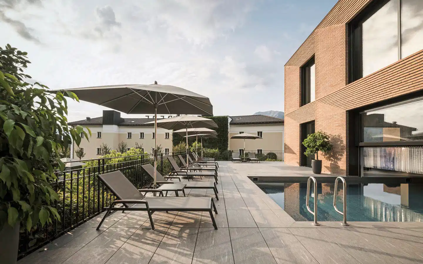 Hotel Belvedere Locarno Terrasse