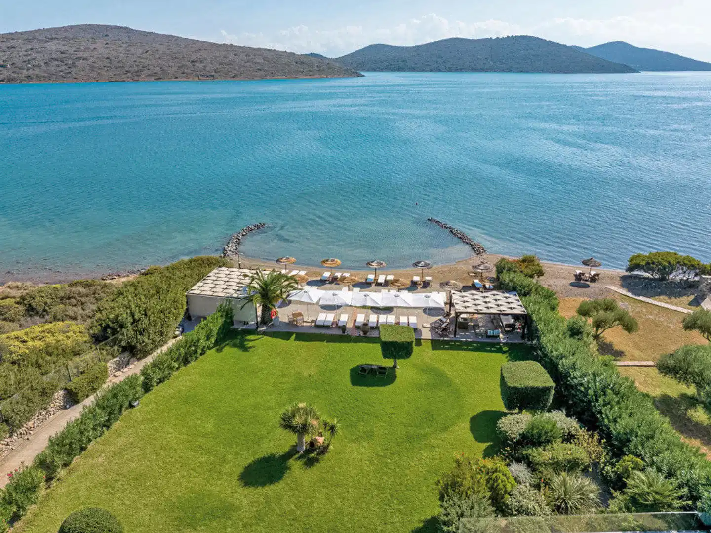 Elounda Gulf Villas Garten