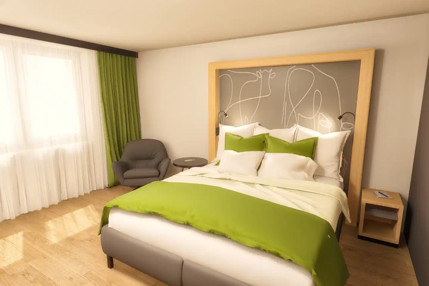 JUFA Hotel Wangen im Allgäu Wohnbeispiel