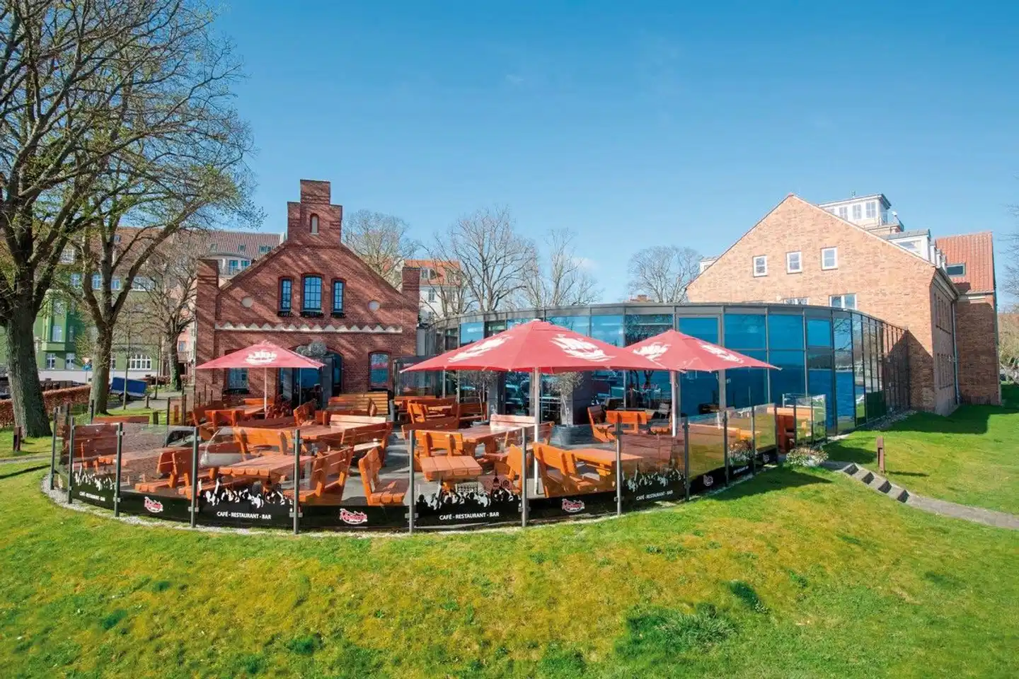 Hafenresidenz Stralsund Terrasse