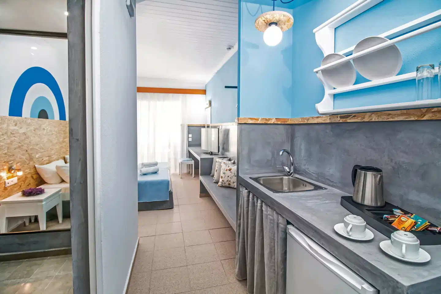 Tinas Plus Hotel Badezimmer