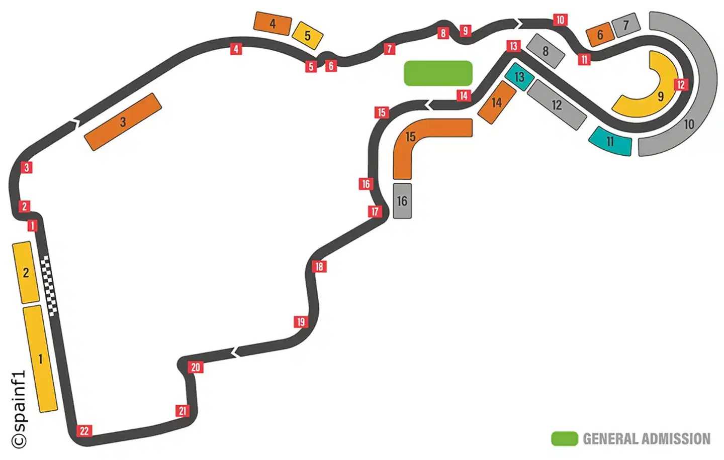 ibis Budget Madrid Calle 30 - inklusive Formel 1 Madrid 3-Tage-Ticket Landkarte