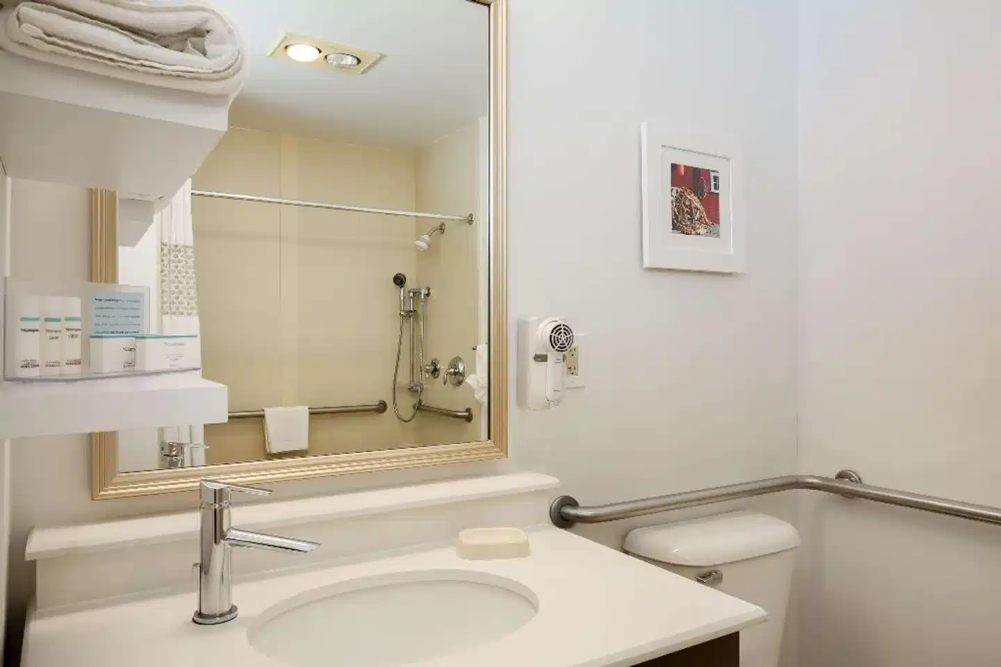 Hampton Inn Anchorage Badezimmer