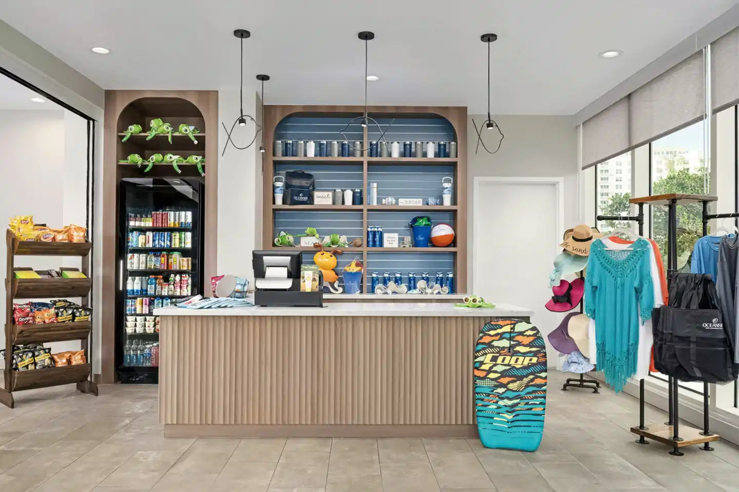 Courtyard Oceanside Fort Lauderdale Beach Lobby