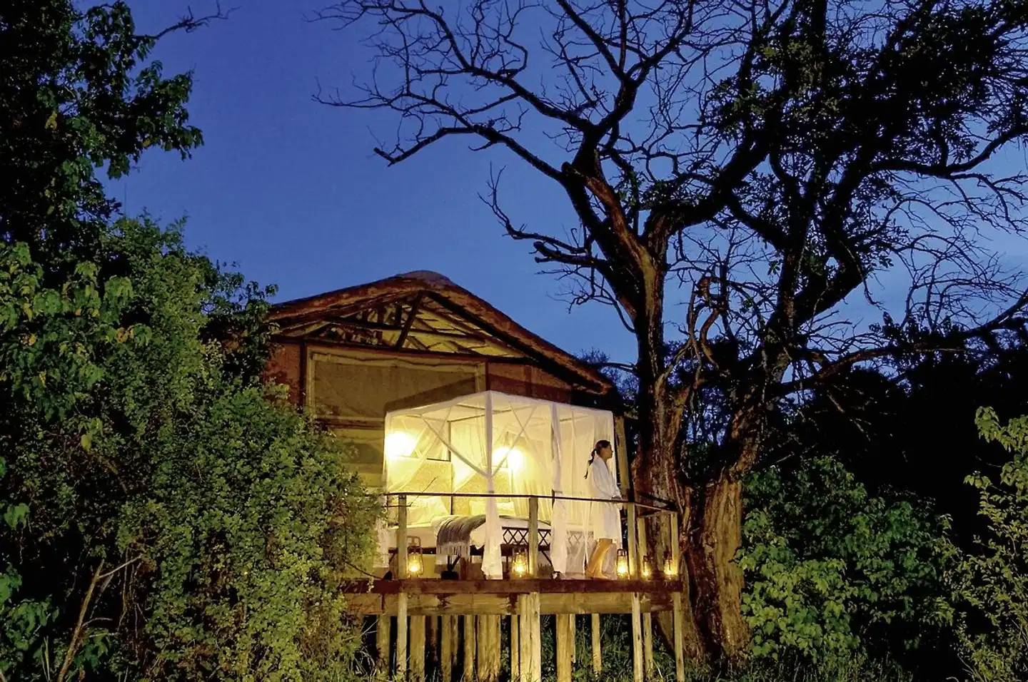 Sanctuary Baines Camp Aussenansicht