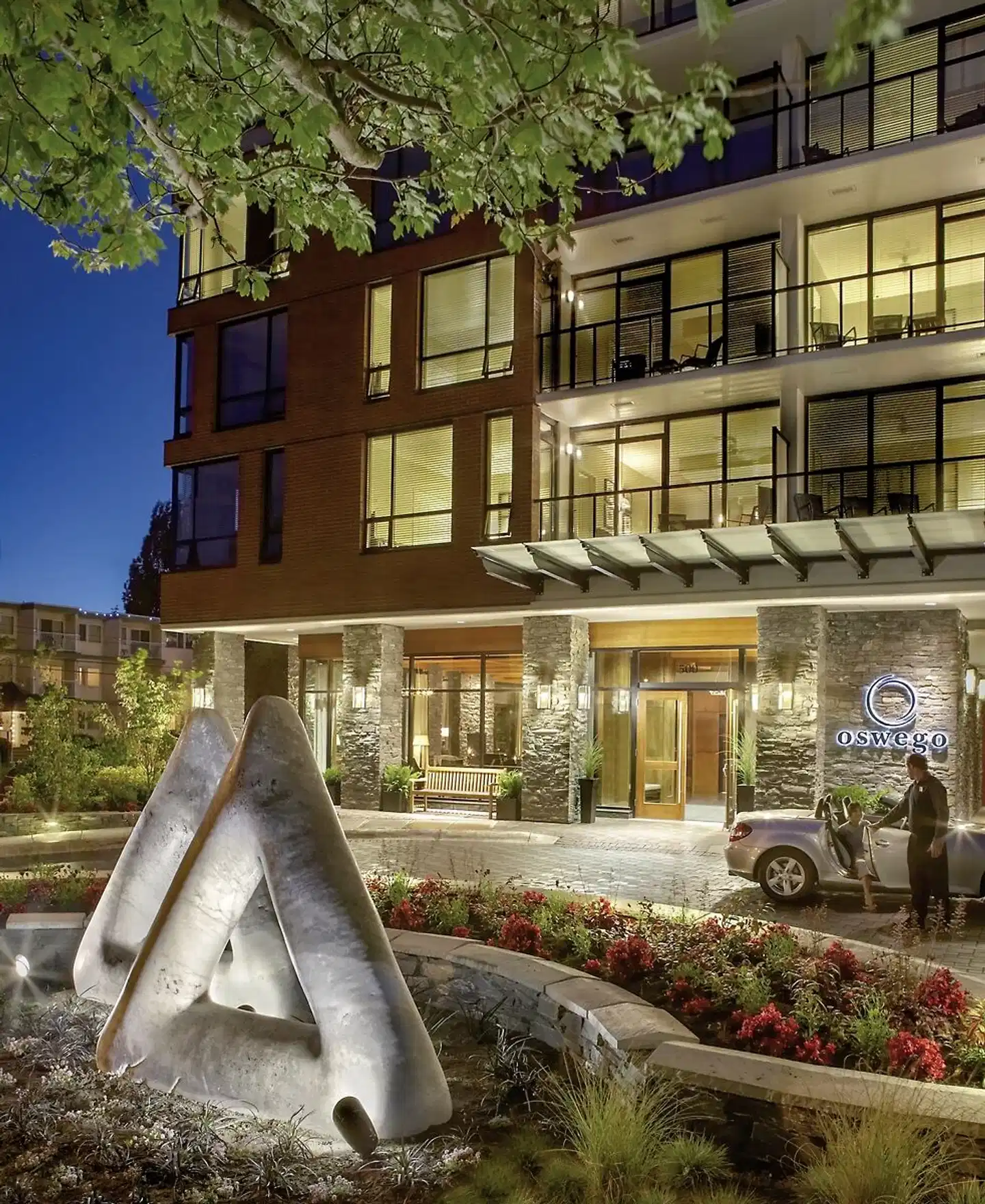 The Oswego Hotel Aussenansicht