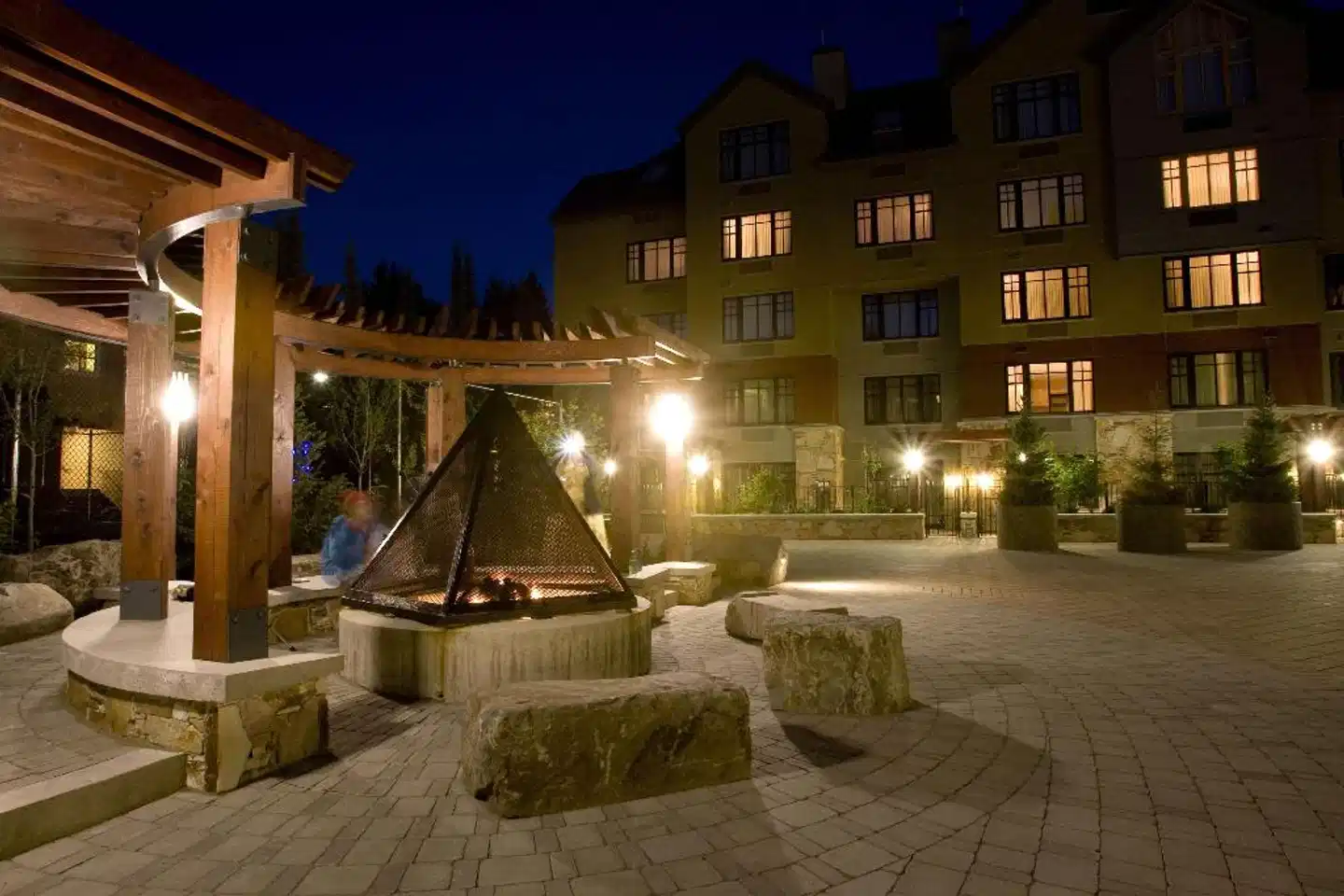 Hilton Whistler Resort & Spa Terrasse