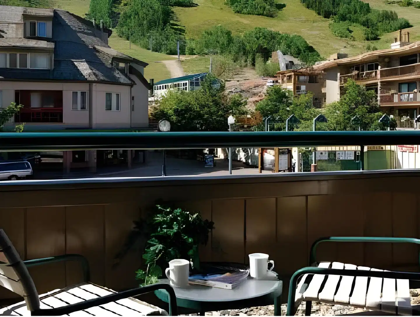 Aspen Square Condominium Hotel Terrasse