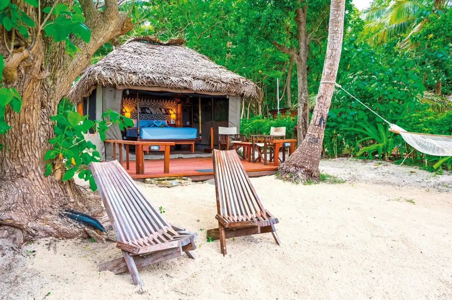 Barefoot Manta Island Resort Fiji Garten