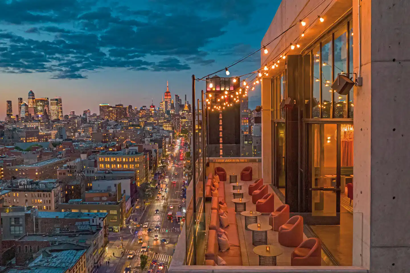 Moxy NYC Lower East Side Terrasse