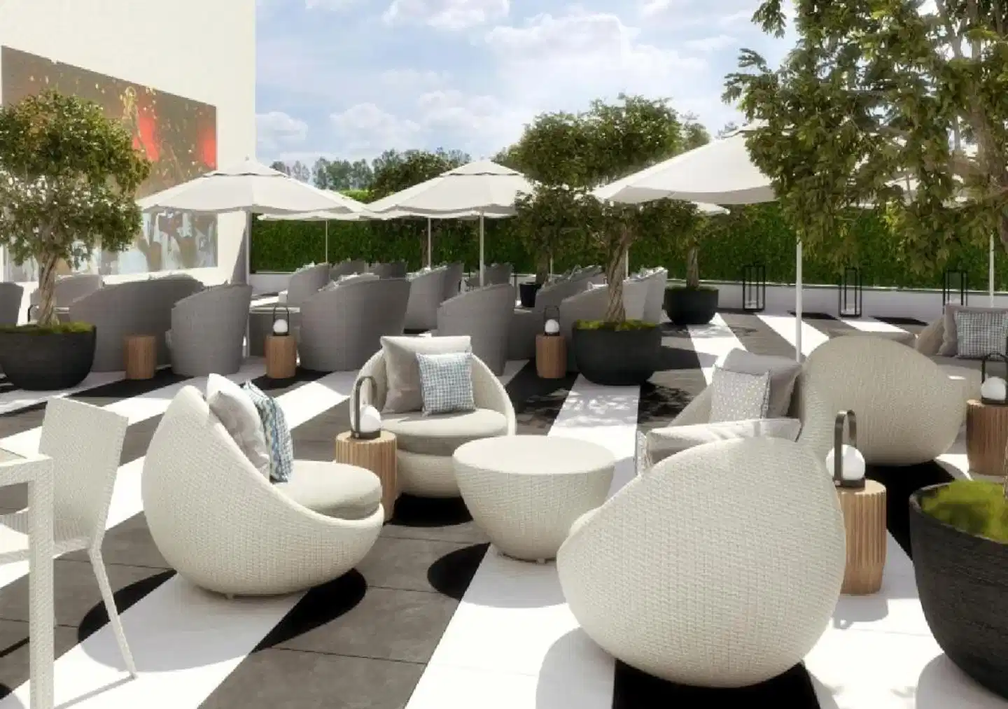 Millennium Atria Business Bay Terrasse