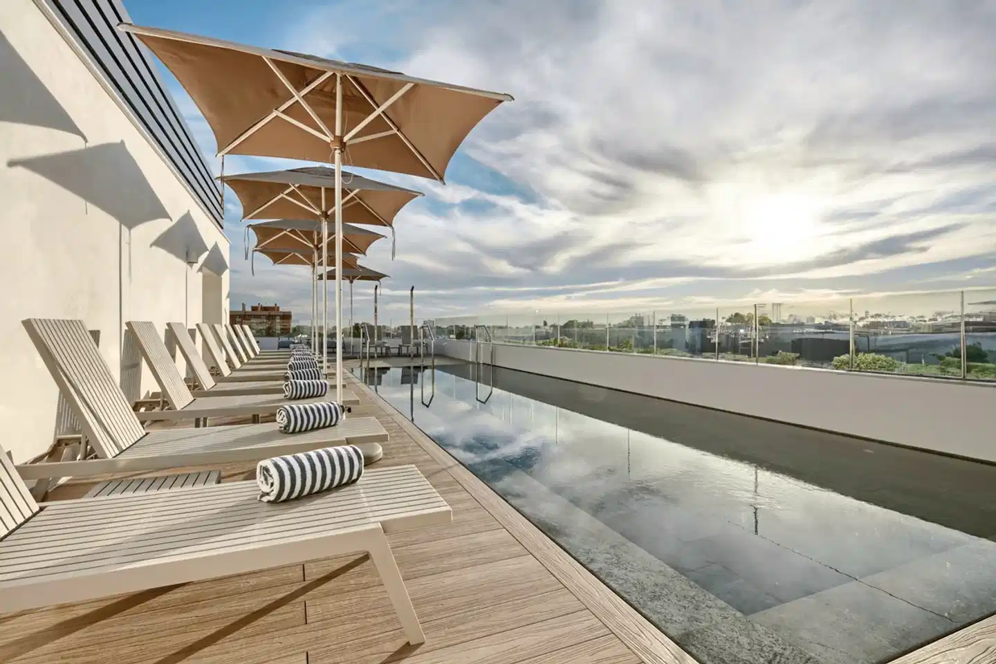 Sercotel Rosaleda Málaga Terrasse