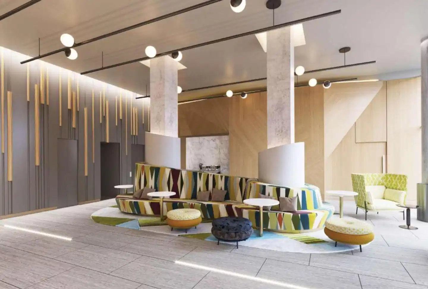 Home2 Suites By Hilton New York Times Square Lobby