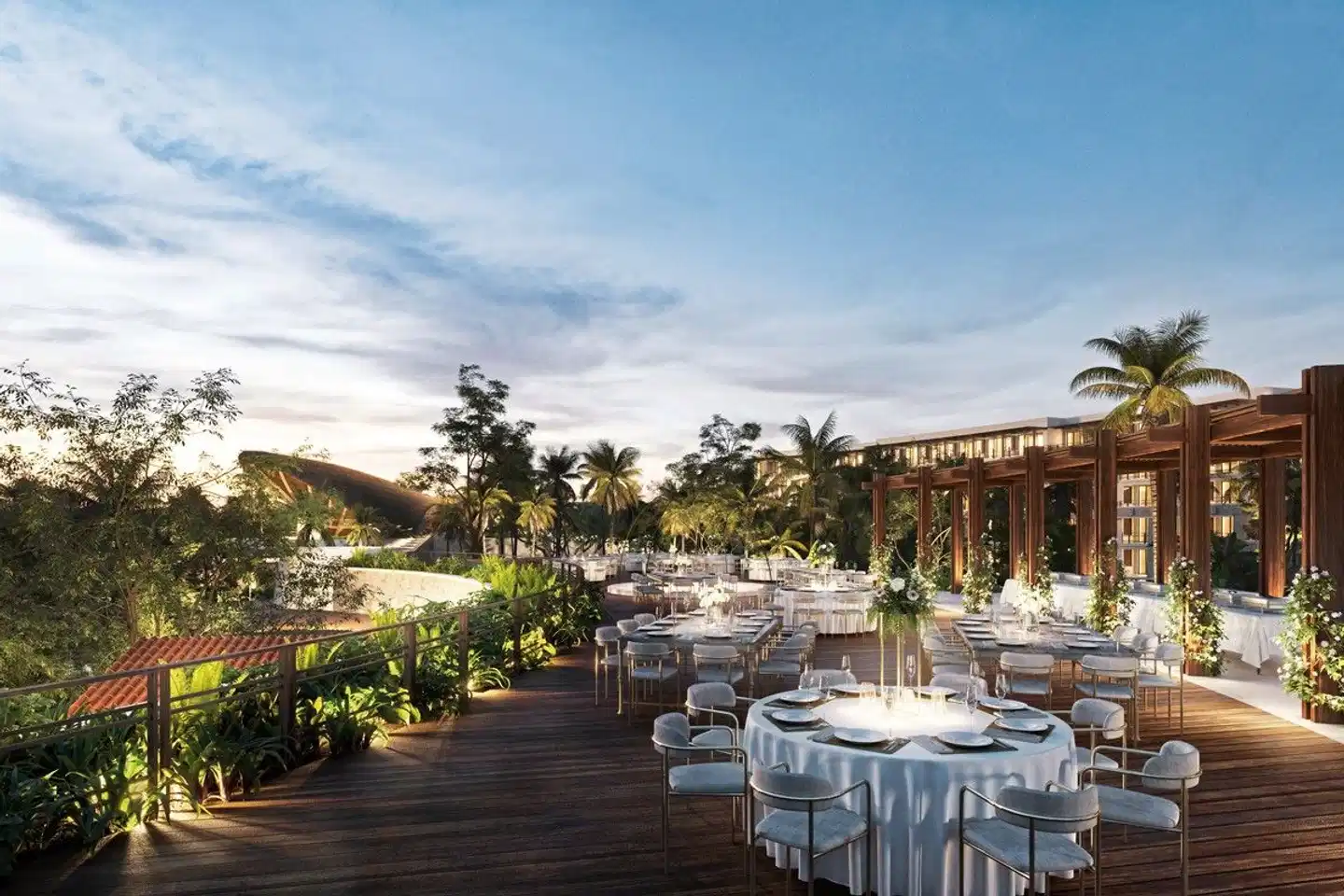 Secrets Playa Blanca Costa Mujeres Terrasse