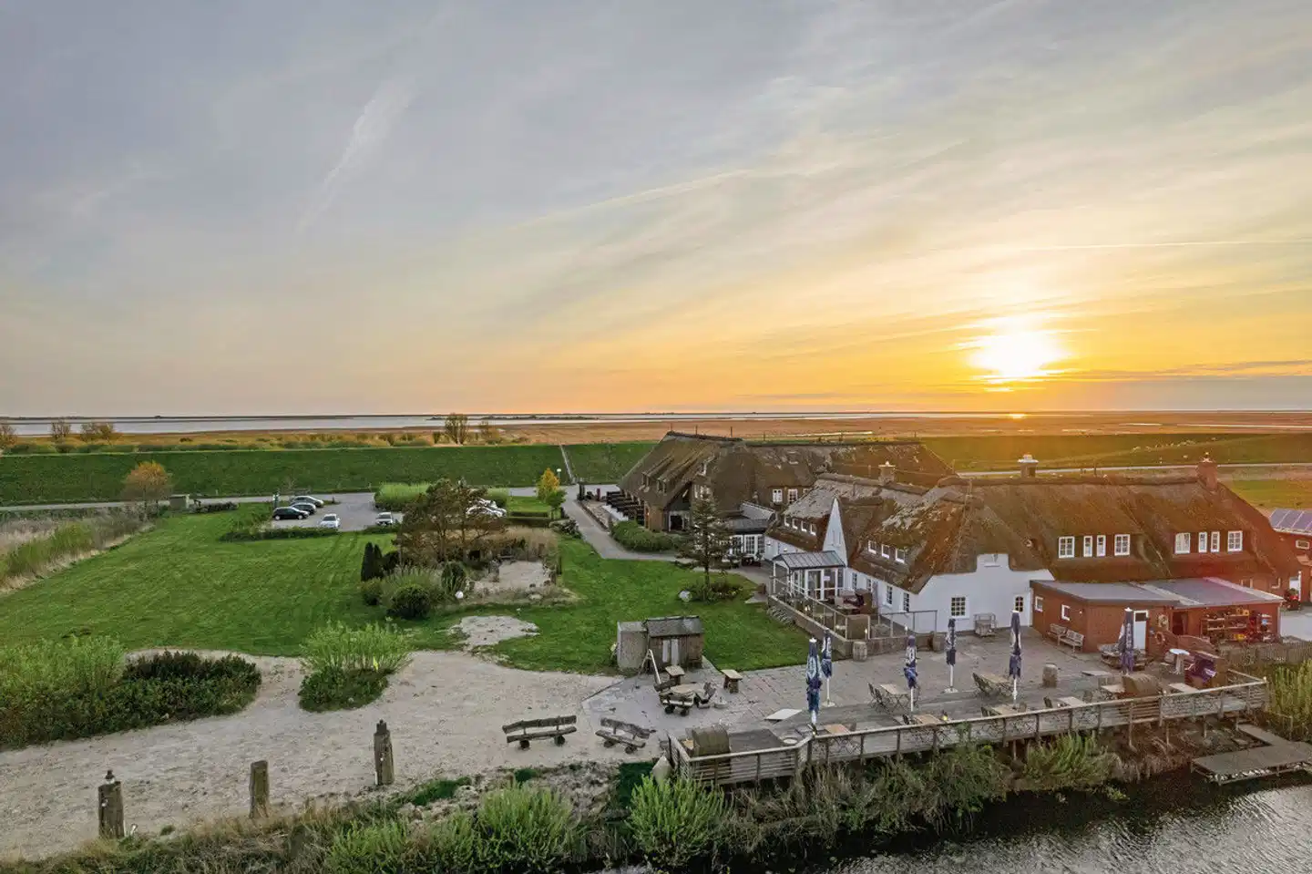 Nordsee-Hotel Arlau-Schleuse Landschaft