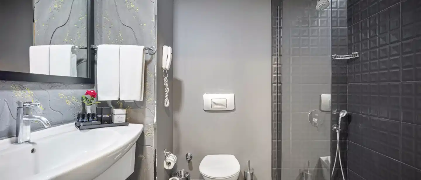 Grand Ring Hotel Badezimmer