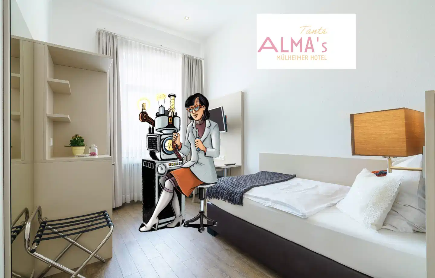 Tante ALMA's Mülheimer Hotel Wohnbeispiel