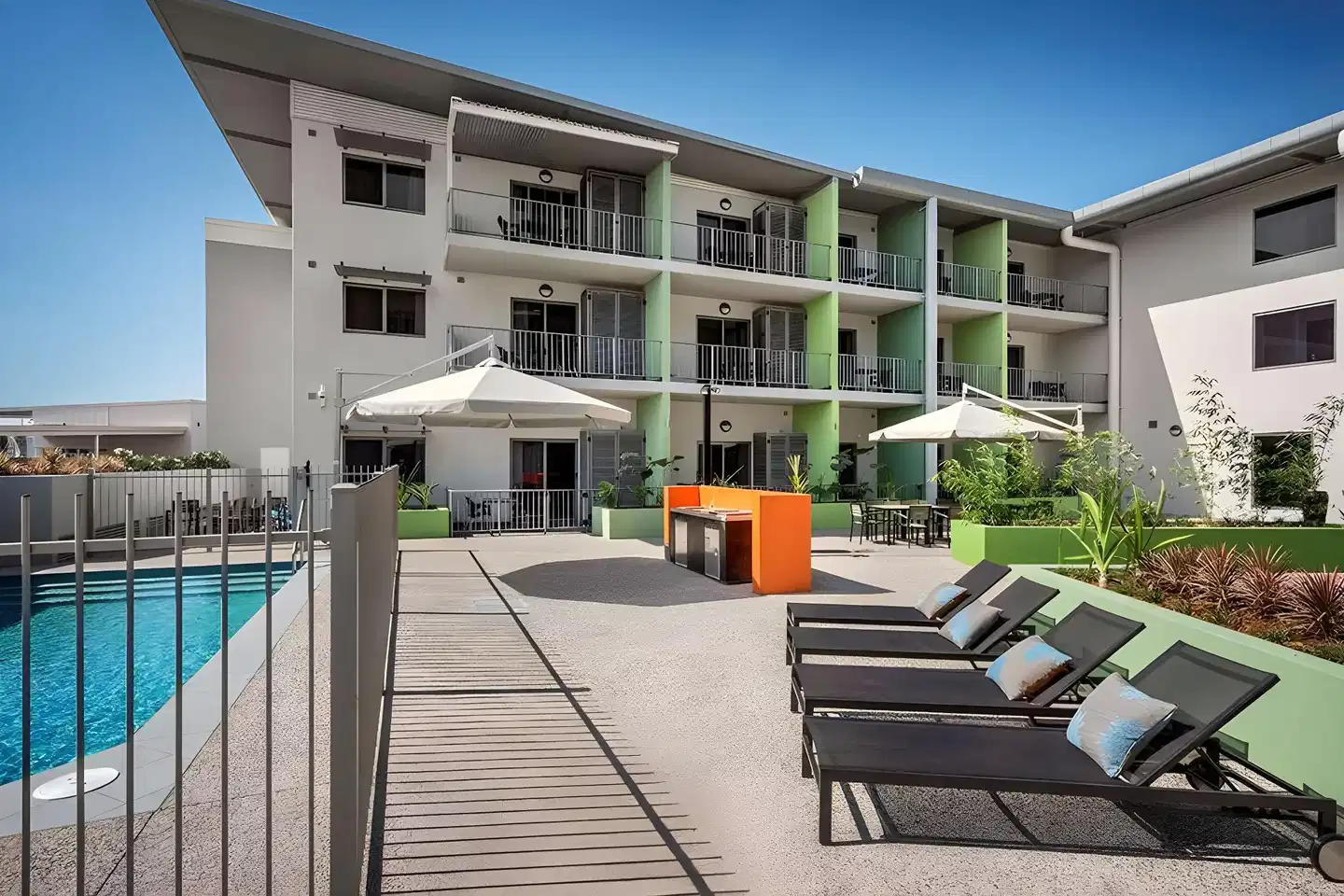 Hudson Apartment Hotels Aussenansicht