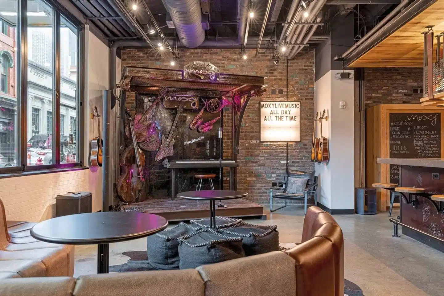 Moxy Nashville Downtown Lobby