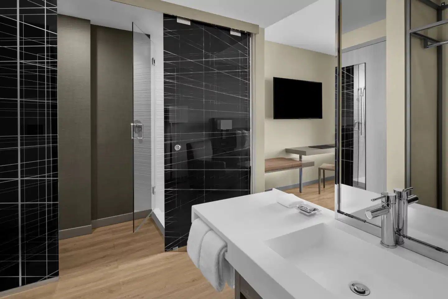 AC Hotel Miami Dadeland Badezimmer