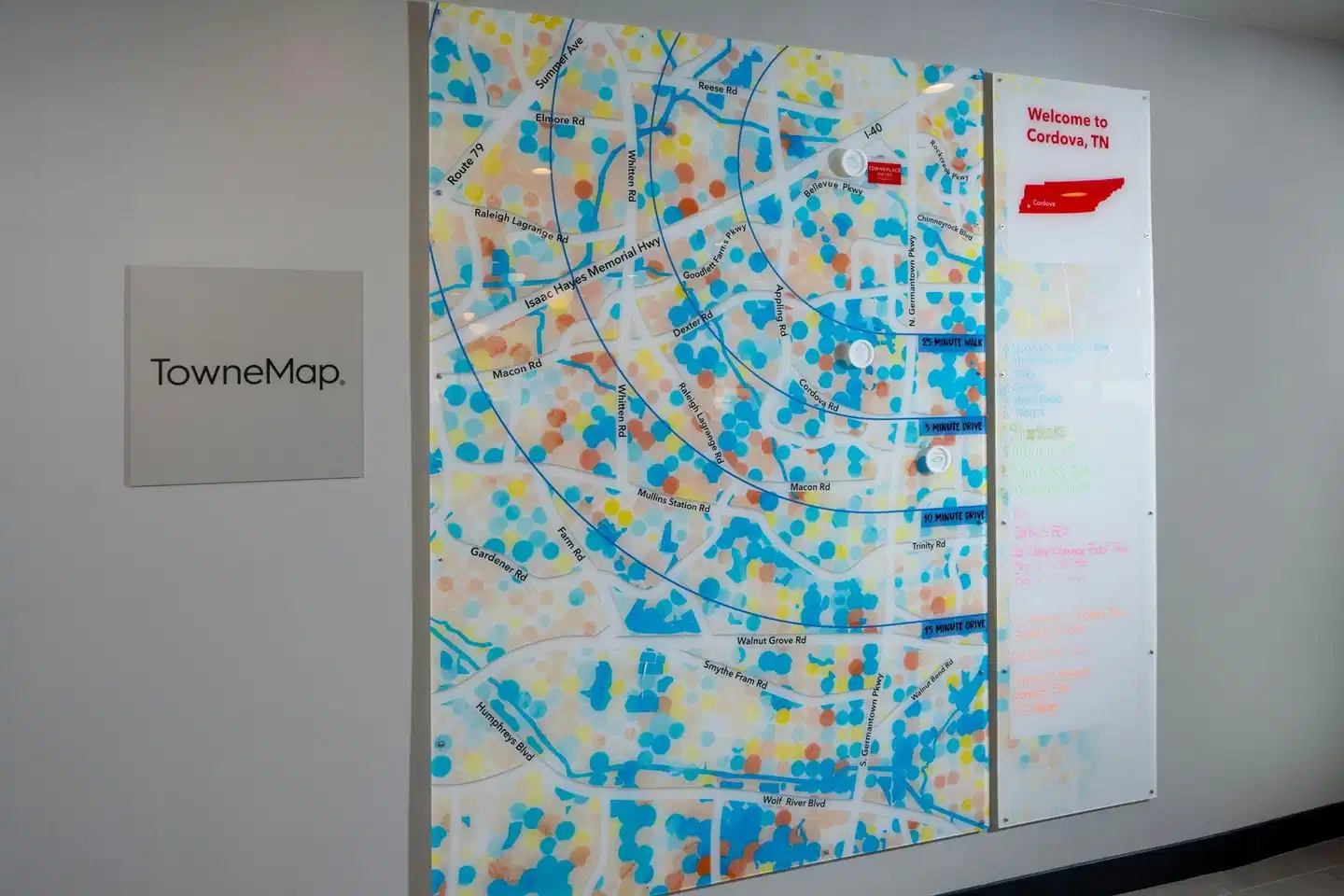 TownePlace Suites by Marriott Memphis Cordova Landkarte