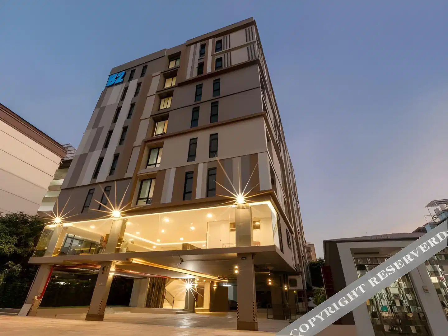 B2 Huai Khwang Premier Hotel Aussenansicht