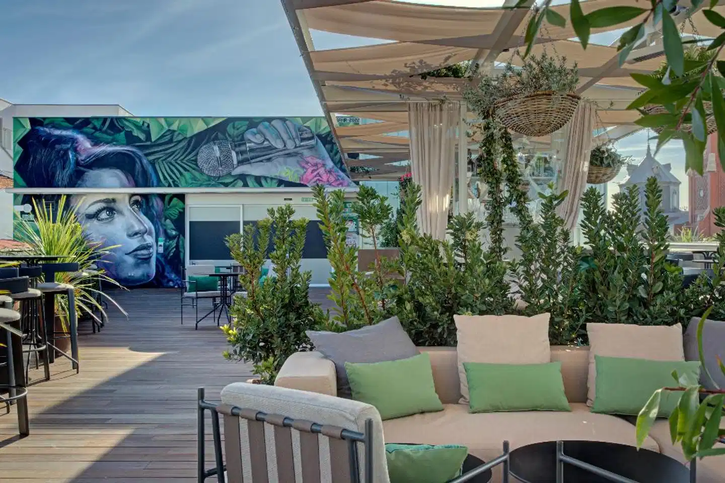 UMusic Hotel Madrid Terrasse