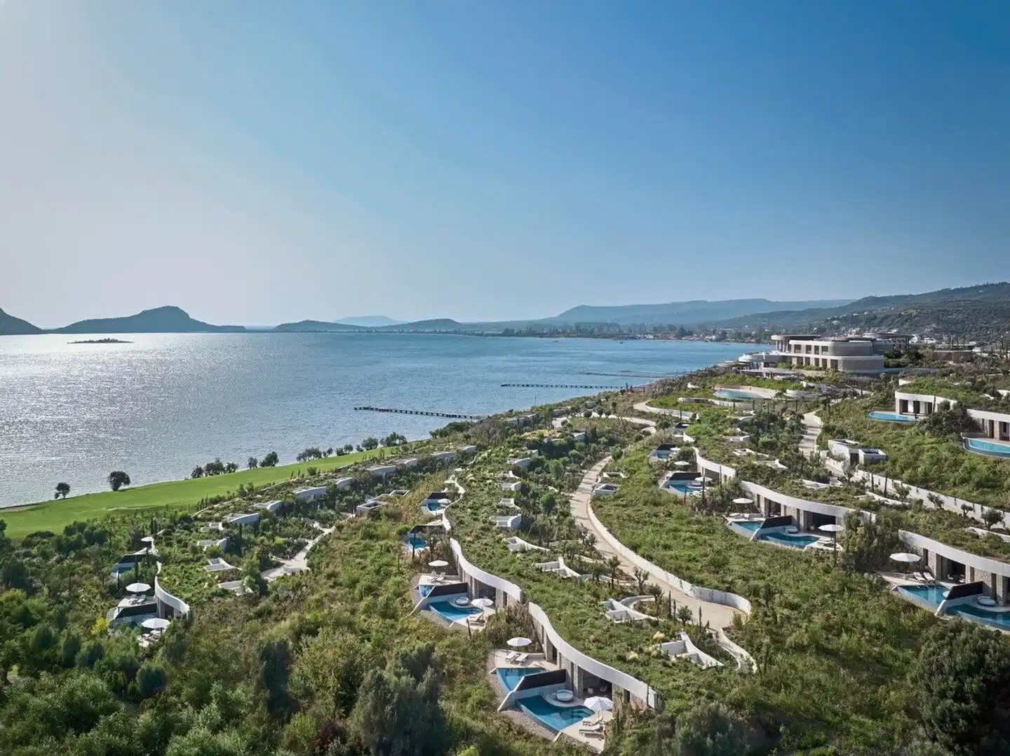Mandarin Oriental, Costa Navarino Landschaft