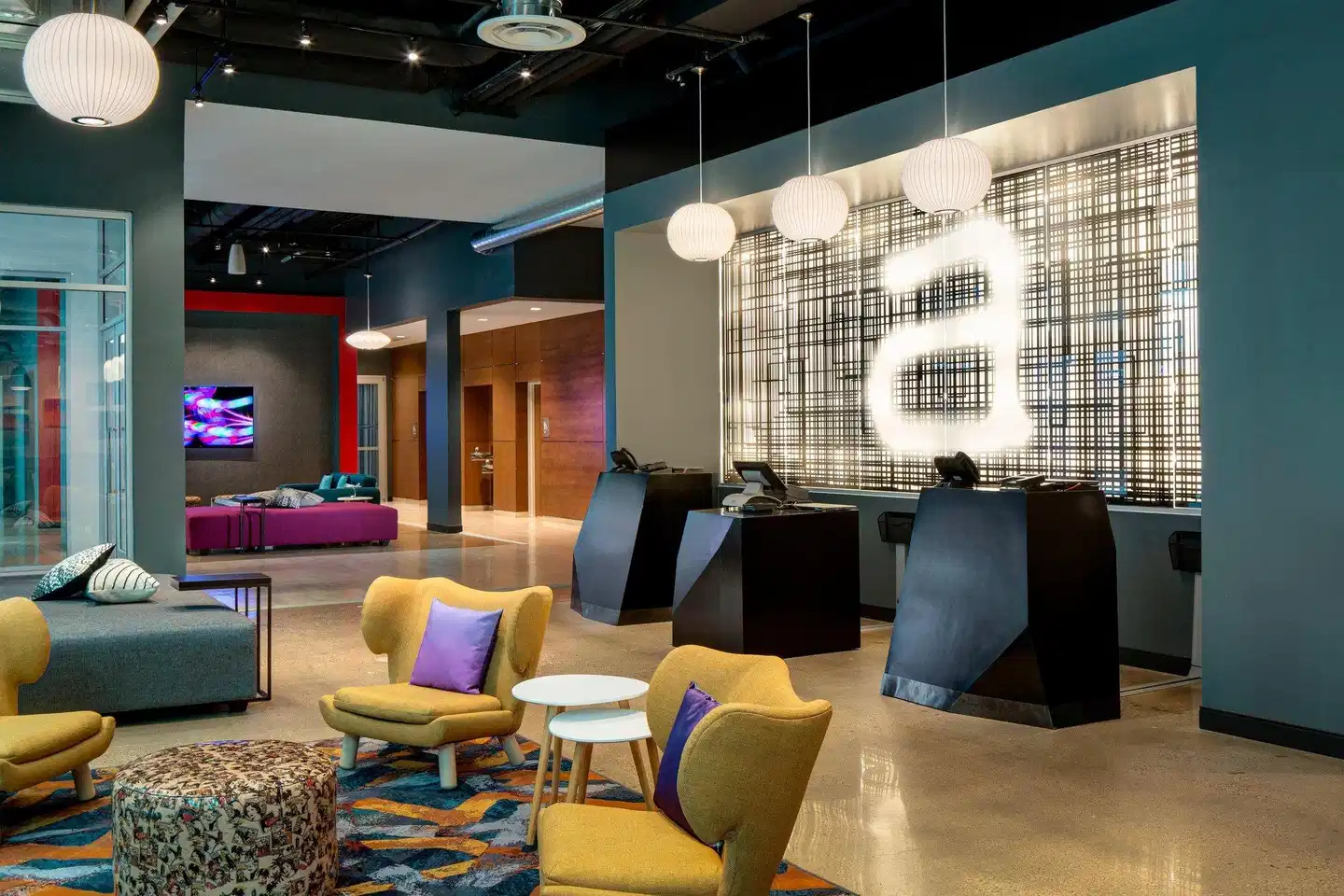 Aloft Fort Worth Downtown Lobby