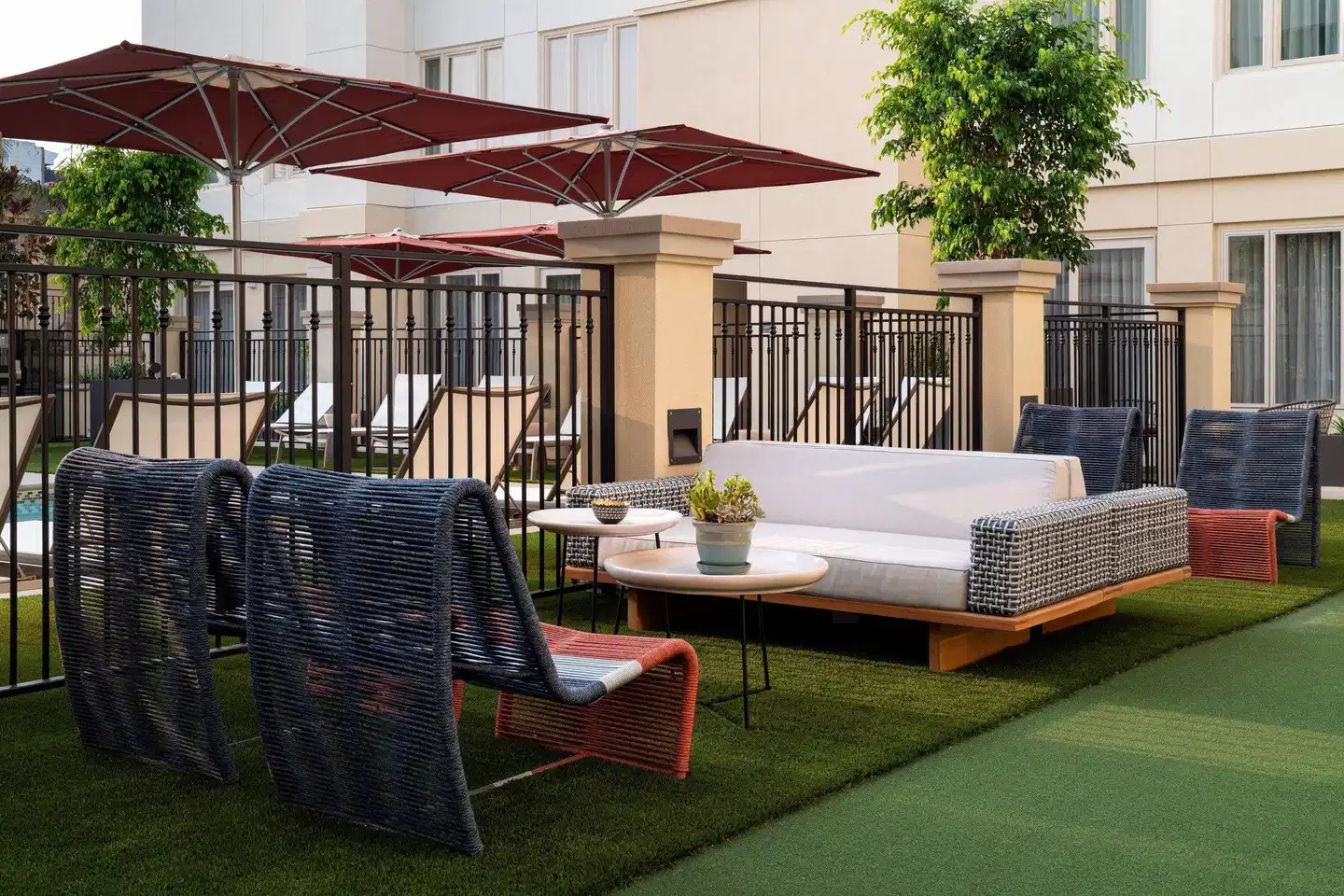 Residence Inn Los Angeles Glendale Terrasse