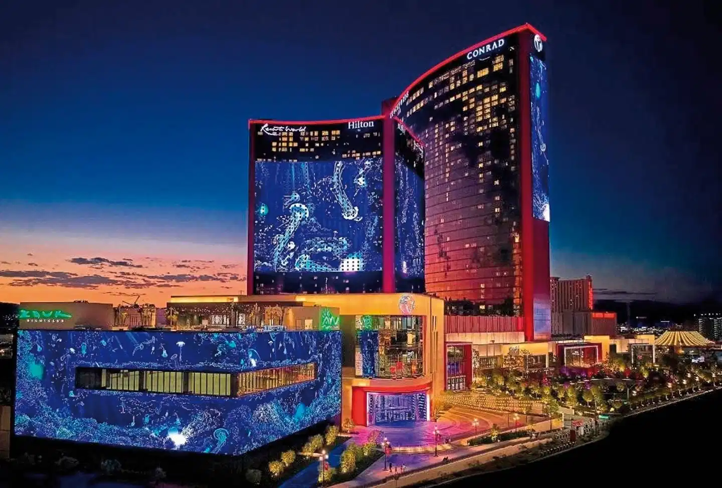 Las Vegas Hilton at Resorts World Aussenansicht