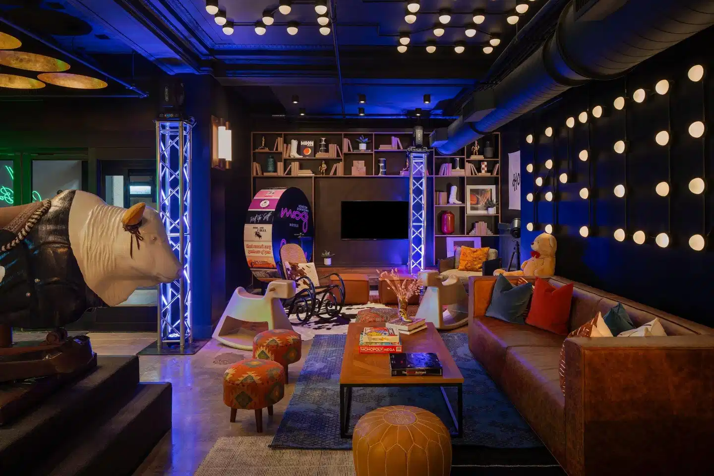 Moxy Houston Downtown Lobby